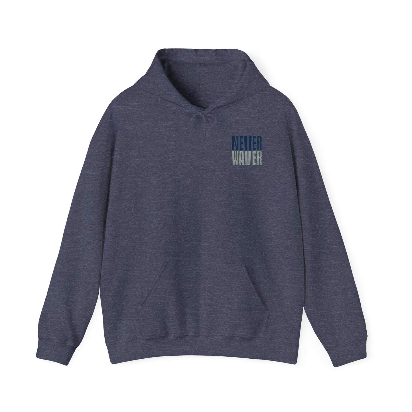 Seattle Fans Never Waver W-Leopard Football Unisex Heavy Blend™ Hooded Sweatshirt - Never Waver