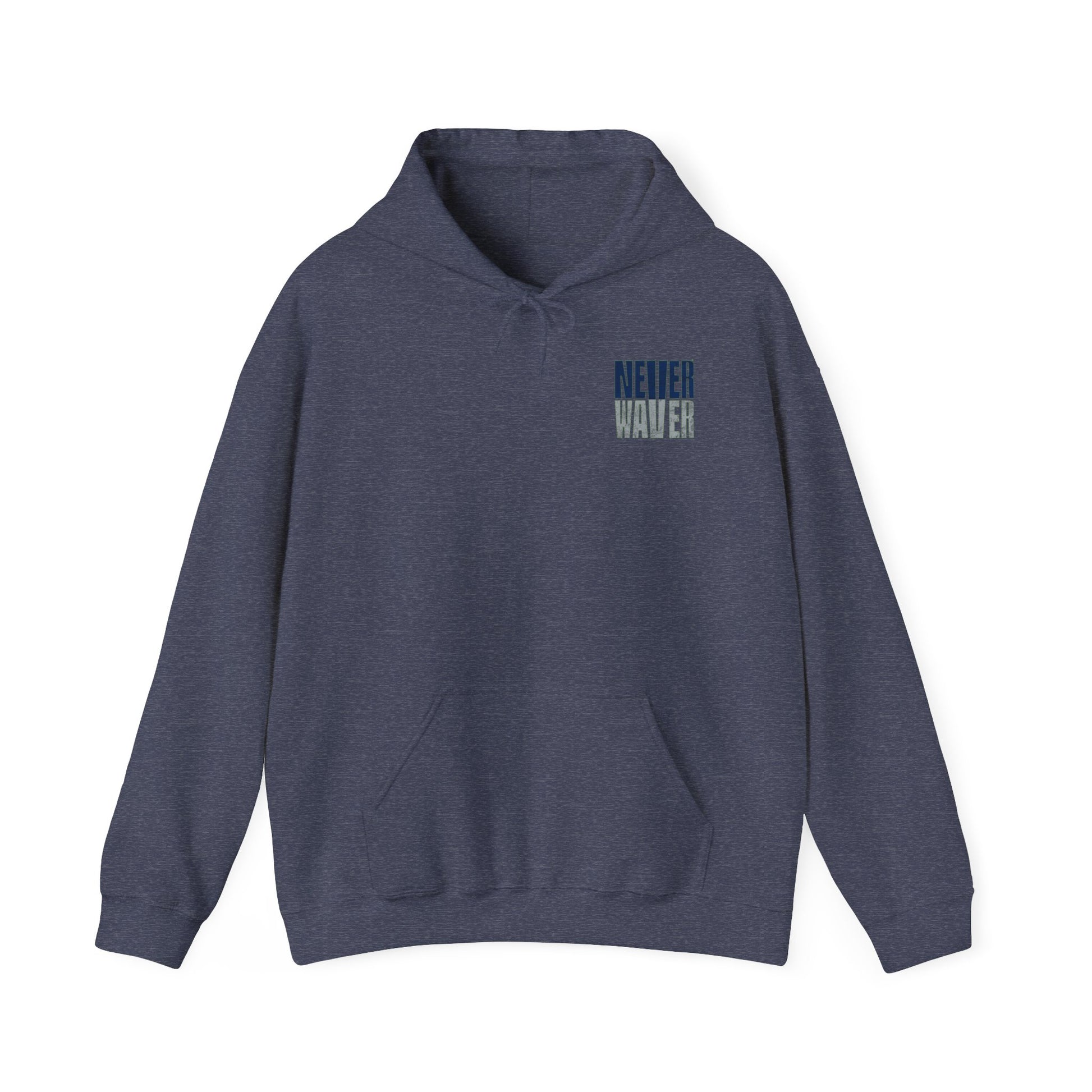Seattle Fans Never Waver W-Leopard Football Unisex Heavy Blend™ Hooded Sweatshirt - Never Waver