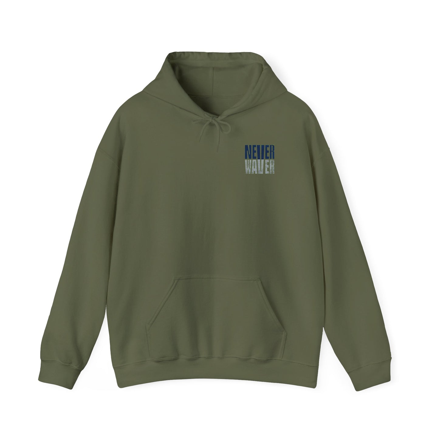 Seattle Fans Never Waver W-Leopard Football Unisex Heavy Blend™ Hooded Sweatshirt - Never Waver