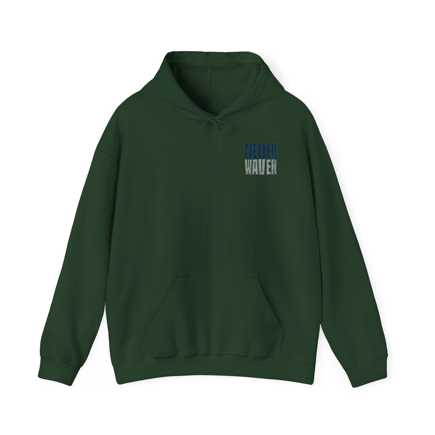 Seattle Fans Never Waver W-Leopard Football Unisex Heavy Blend™ Hooded Sweatshirt - Never Waver