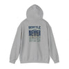 Seattle Fans Never Waver W-Leopard Football Unisex Heavy Blend™ Hooded Sweatshirt - Never Waver