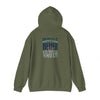 Seattle Fans Never Waver W-Leopard Football Unisex Heavy Blend™ Hooded Sweatshirt - Never Waver