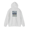 Seattle Fans Never Waver W-Leopard Football Unisex Heavy Blend™ Hooded Sweatshirt - Never Waver