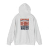 Unisex Heavy Blend™ Hooded Sweatshirt - 'Chicago Fans Never Waver' Motivational Apparel - Never Waver