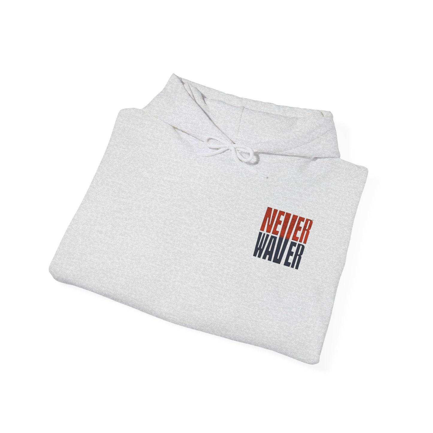 Unisex Heavy Blend™ Hooded Sweatshirt - 'Chicago Fans Never Waver' Motivational Apparel - Never Waver