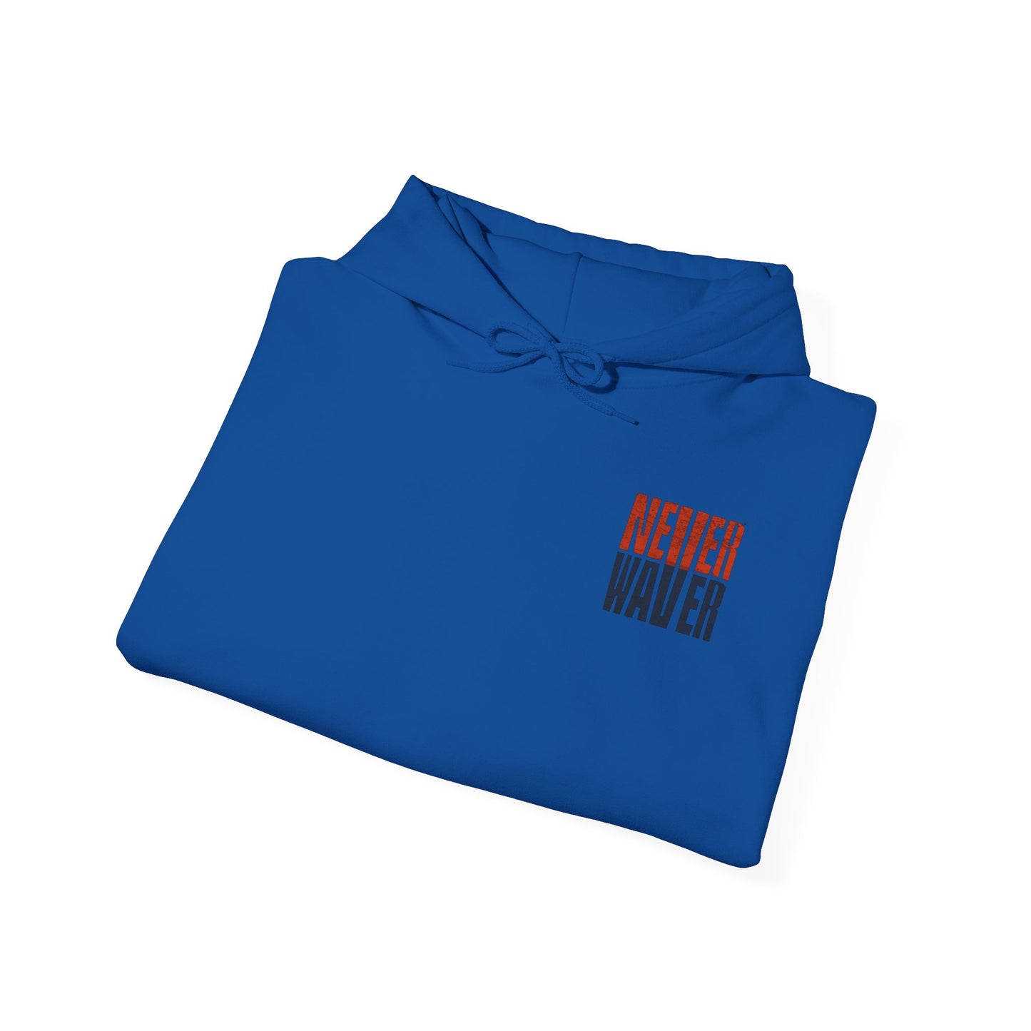 Unisex Heavy Blend™ Hooded Sweatshirt - 'Chicago Fans Never Waver' Motivational Apparel - Never Waver