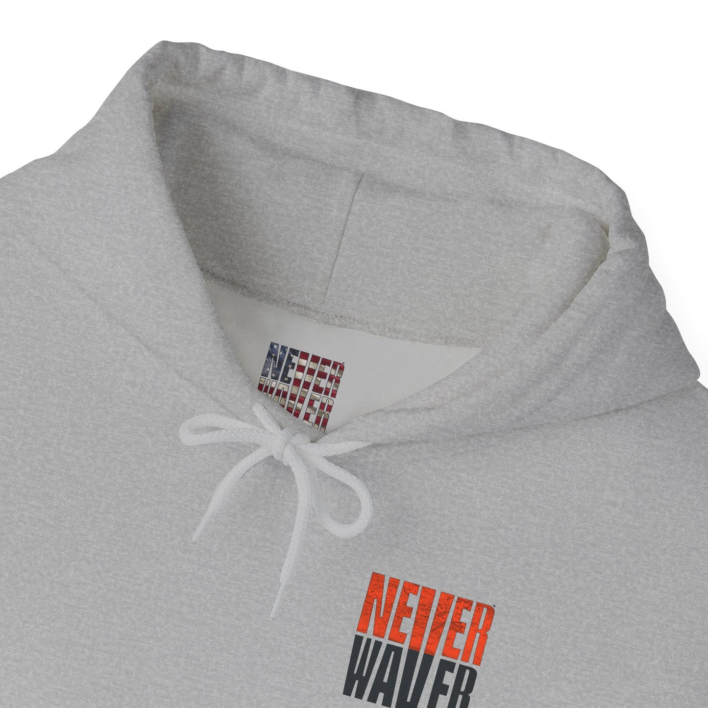 Cincinnati Fans Never Waver Hoodie - Unisex Heavy Blend Sweatshirt - Never Waver