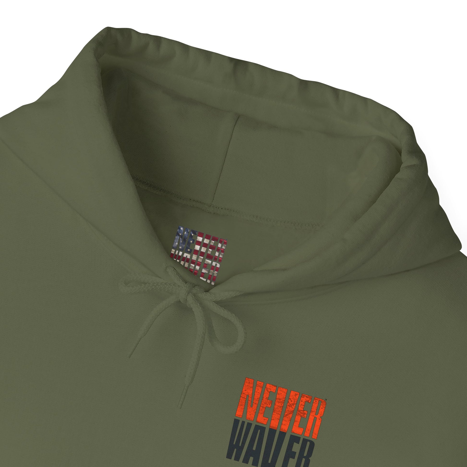 Cincinnati Fans Never Waver Hoodie - Unisex Heavy Blend Sweatshirt - Never Waver