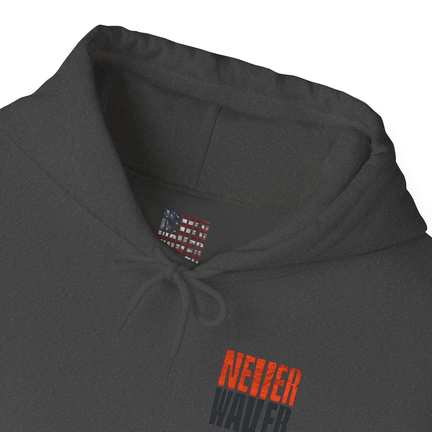 Cincinnati Fans Never Waver Hoodie - Unisex Heavy Blend Sweatshirt - Never Waver