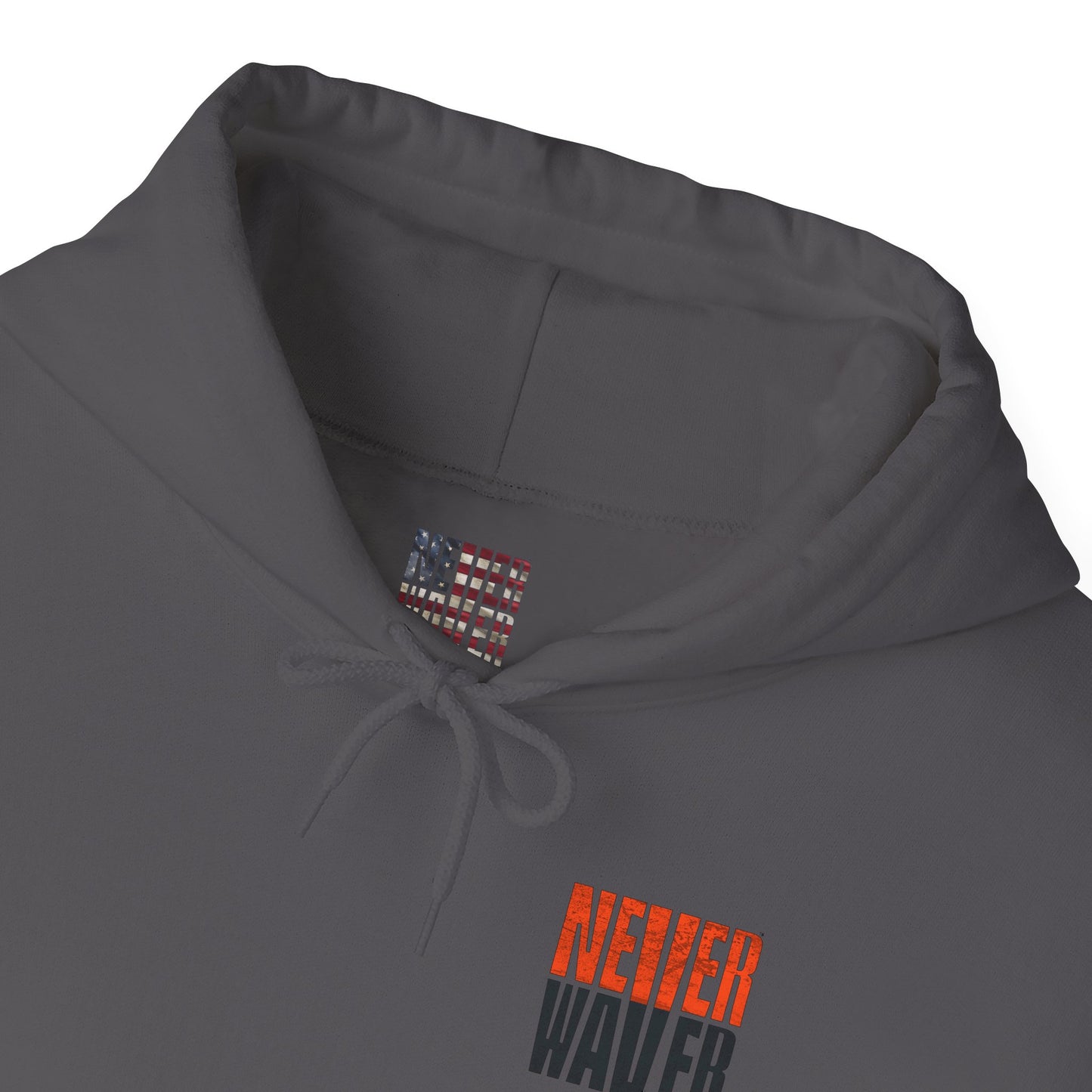 Cincinnati Fans Never Waver Hoodie - Unisex Heavy Blend Sweatshirt - Never Waver