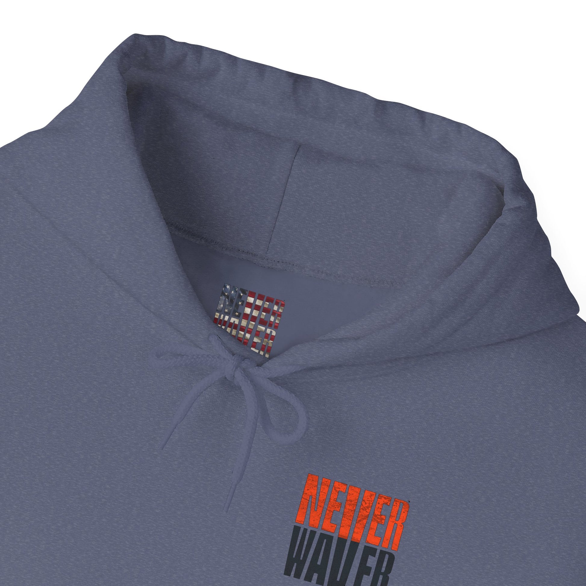 Cincinnati Fans Never Waver Hoodie - Unisex Heavy Blend Sweatshirt - Never Waver