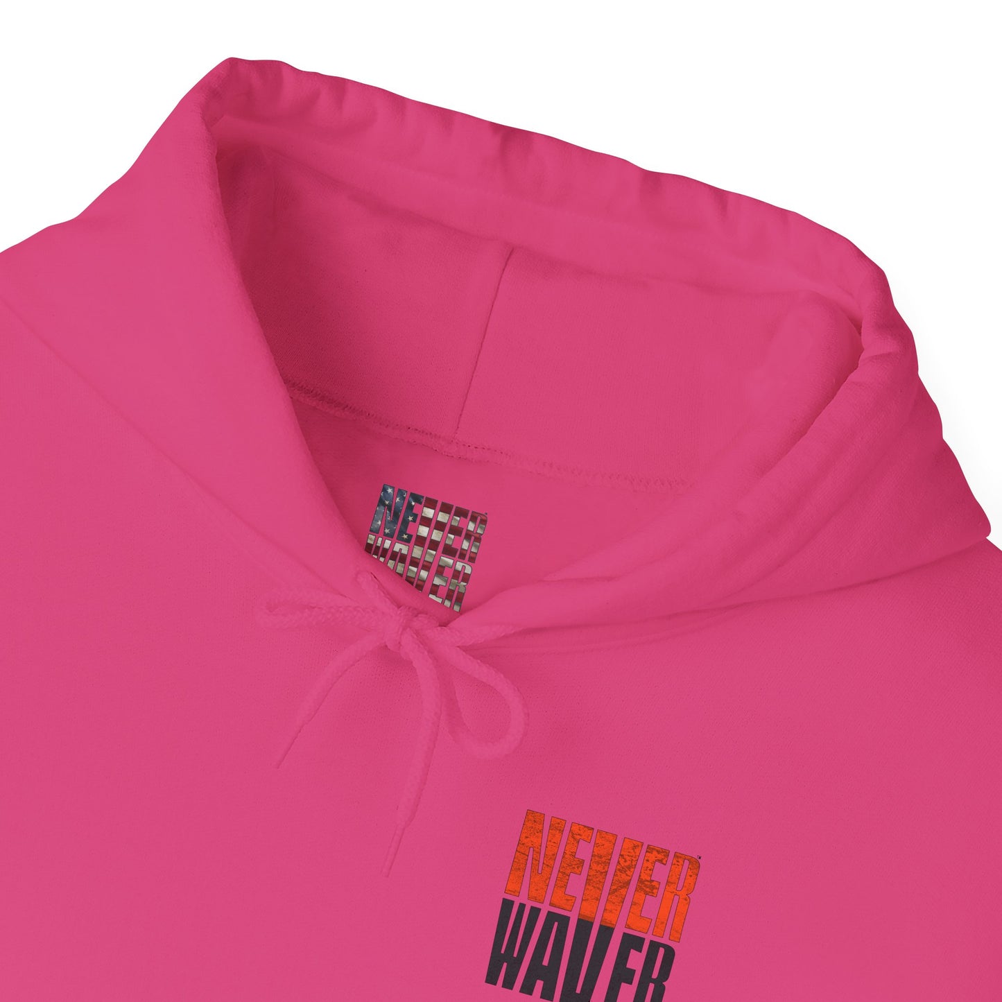 Cincinnati Fans Never Waver Hoodie - Unisex Heavy Blend Sweatshirt - Never Waver