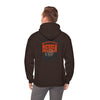 Cincinnati Fans Never Waver Hoodie w Leopard Football - Unisex Heavy Blend Sweatshirt - Never Waver