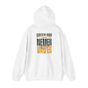 Green Bay Hoodie w Leopard Football - Unisex Heavy Blend Sweatshirt - Never Waver