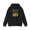 Green Bay Hoodie w Leopard Football - Unisex Heavy Blend Sweatshirt - Never Waver