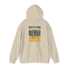 Green Bay Hoodie w Leopard Football - Unisex Heavy Blend Sweatshirt - Never Waver