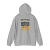 Green Bay Hoodie w Leopard Football - Unisex Heavy Blend Sweatshirt - Never Waver