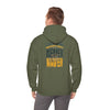 Green Bay Hoodie w Leopard Football - Unisex Heavy Blend Sweatshirt - Never Waver
