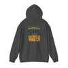Green Bay Hoodie w Leopard Football - Unisex Heavy Blend Sweatshirt - Never Waver