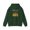 Green Bay Hoodie w Leopard Football - Unisex Heavy Blend Sweatshirt - Never Waver