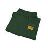 Green Bay Hoodie w Leopard Football - Unisex Heavy Blend Sweatshirt - Never Waver
