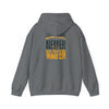Green Bay Hoodie w Leopard Football - Unisex Heavy Blend Sweatshirt - Never Waver