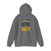 Green Bay Hoodie w Leopard Football - Unisex Heavy Blend Sweatshirt - Never Waver