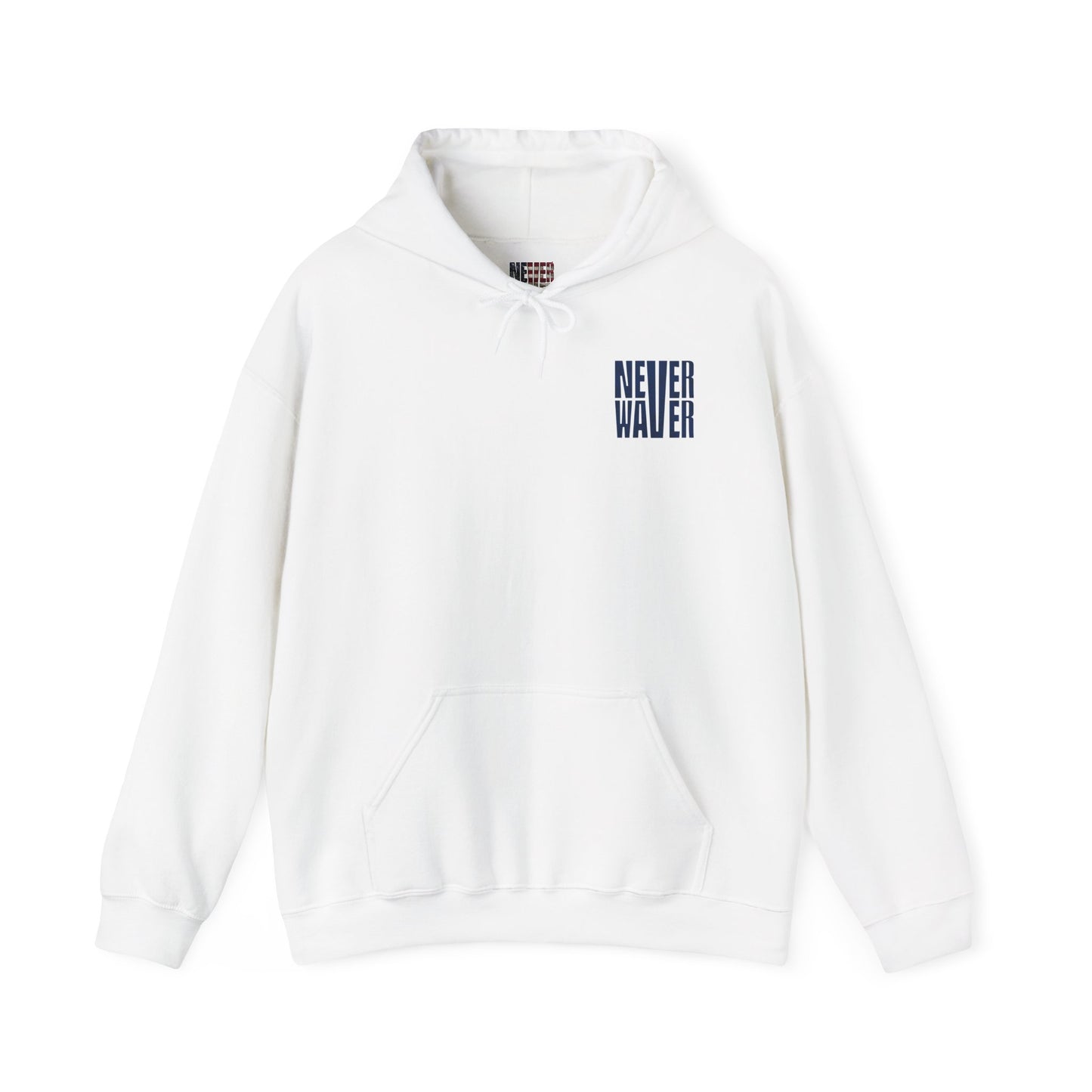 Indianapolis Fans Never Waver Unisex Heavy Blend™ Hooded Sweatshirt - Comfortable and Stylish for Everyday Wear - Never Waver
