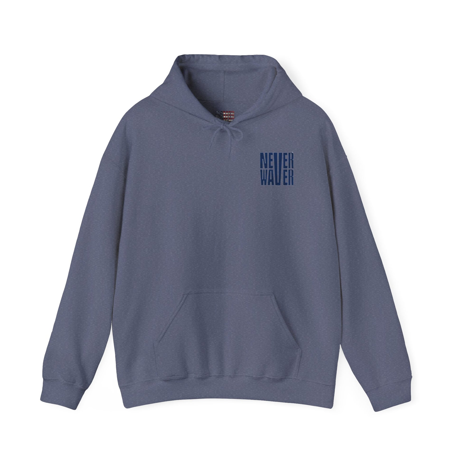 Indianapolis Fans Never Waver Unisex Heavy Blend™ Hooded Sweatshirt - Comfortable and Stylish for Everyday Wear - Never Waver