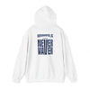 Indianapolis Fans Never Waver Unisex Heavy Blend™ Hooded Sweatshirt - Comfortable and Stylish for Everyday Wear - Never Waver