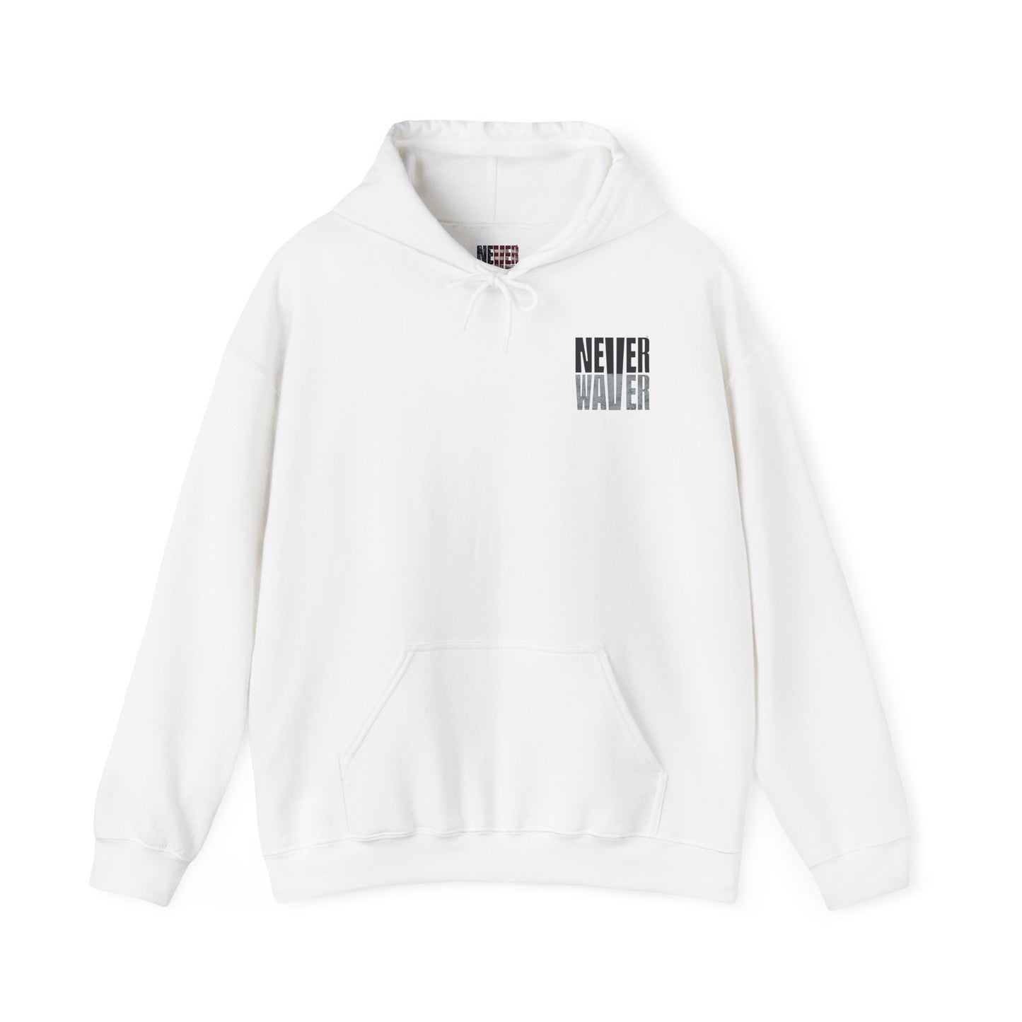 Las Vegas Fans Never Waver w Leopard Football Unisex Heavy Blend™ Hooded Sweatshirt - Cozy Oversized Style for Fans - Never Waver