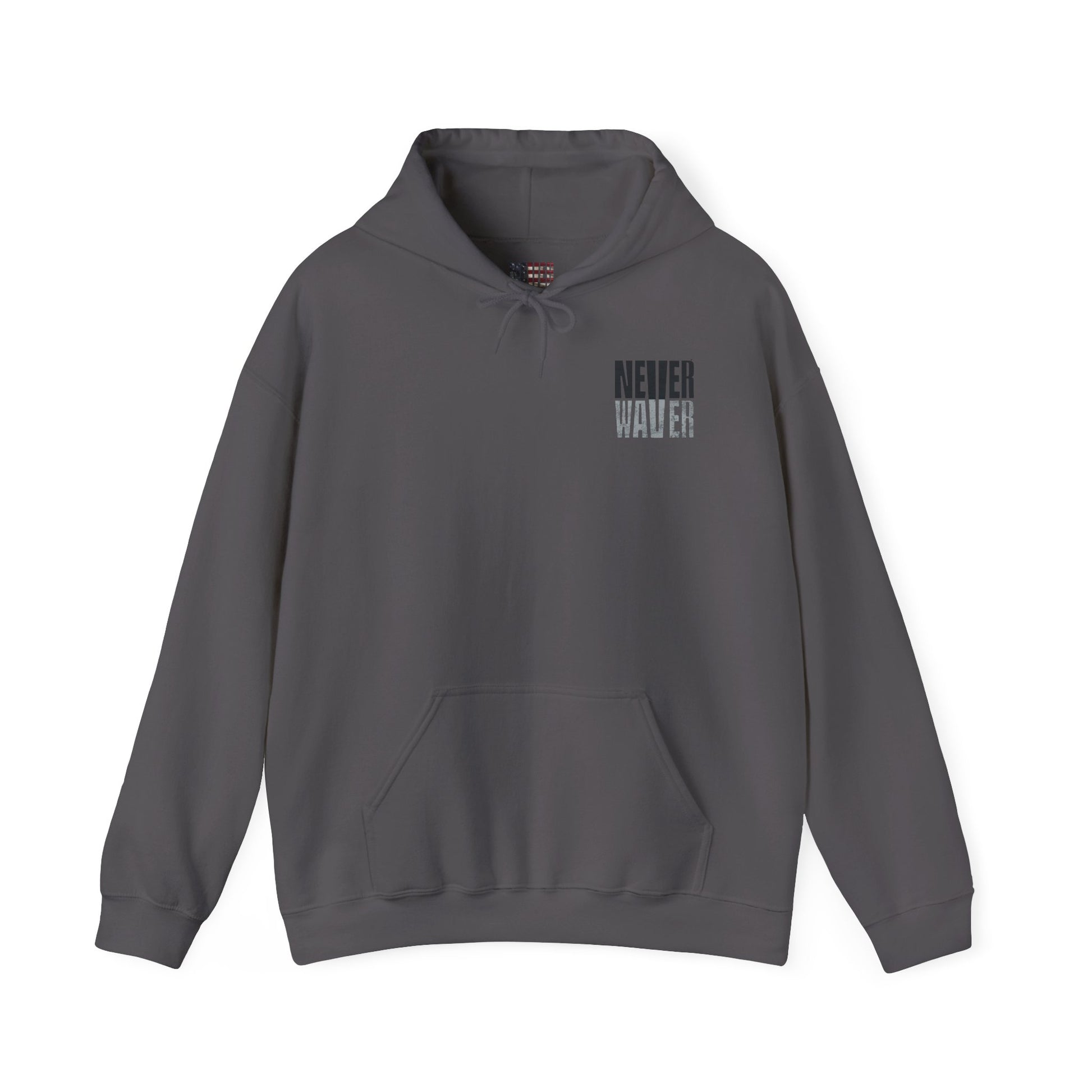 Las Vegas Fans Never Waver w Leopard Football Unisex Heavy Blend™ Hooded Sweatshirt - Cozy Oversized Style for Fans - Never Waver
