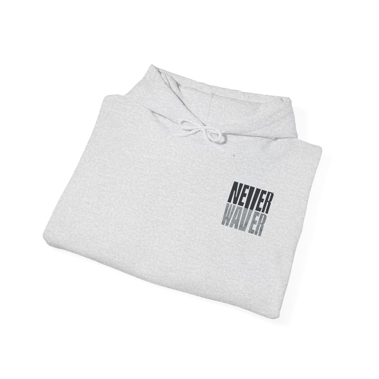 Las Vegas Fans Never Waver w Leopard Football Unisex Heavy Blend™ Hooded Sweatshirt - Cozy Oversized Style for Fans - Never Waver