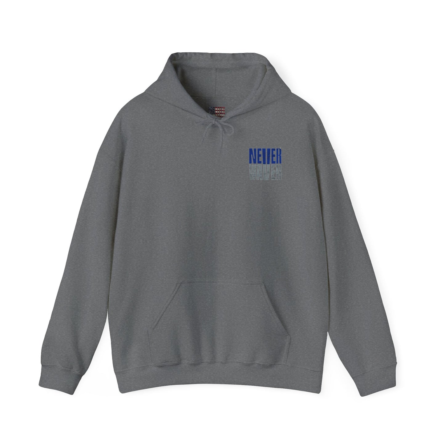 Motivational Unisex Heavy Blend™ Hooded Sweatshirt - "Dallas Fans Never Waver" - Never Waver