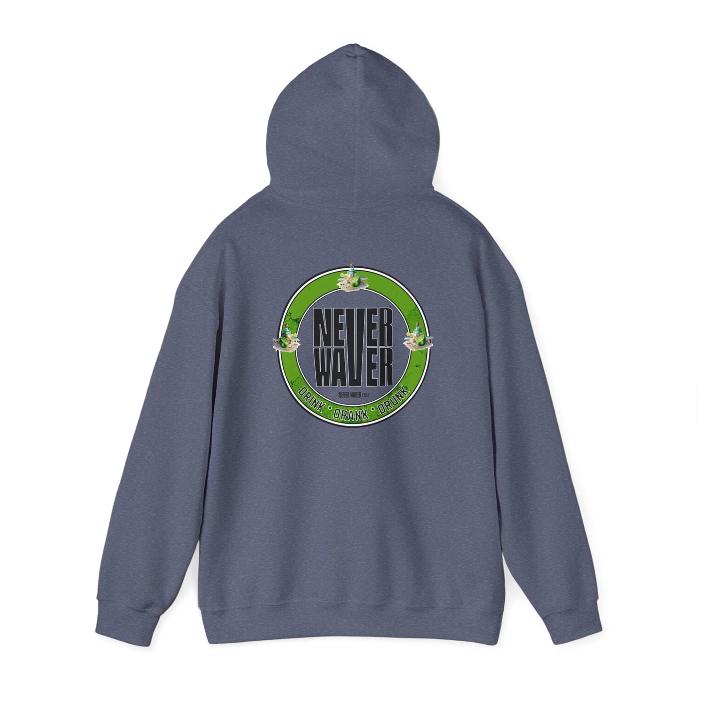 Never Waver Drink Drank Drunk Unisex Heavy Blend™ Hooded Sweatshirt - Never Waver