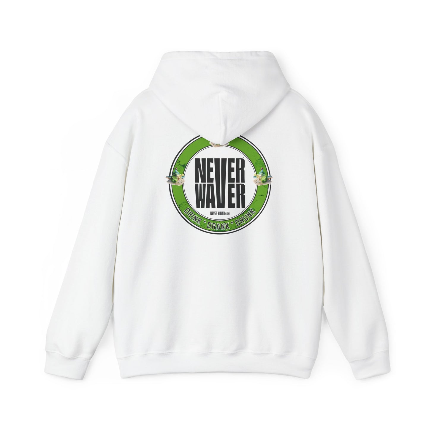 Never Waver Drink Drank Drunk Unisex Heavy Blend™ Hooded Sweatshirt - Never Waver