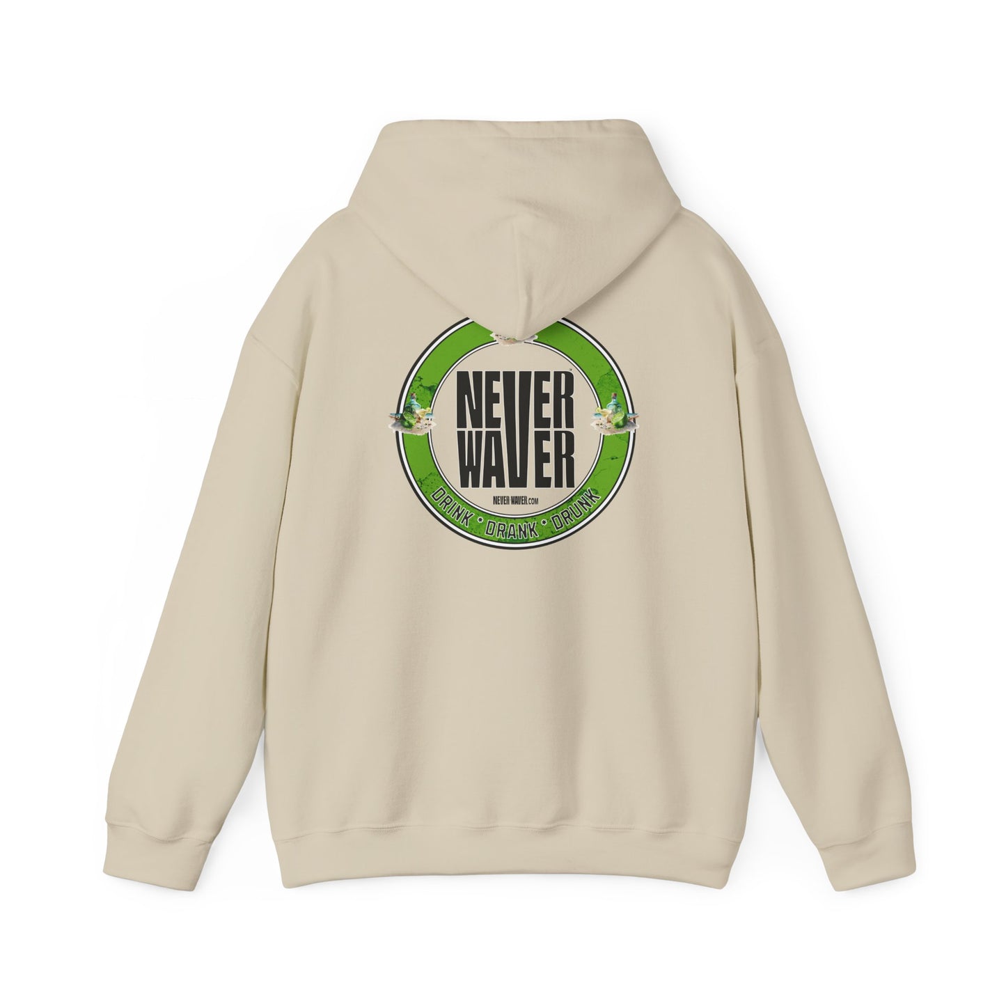 Never Waver Drink Drank Drunk Unisex Heavy Blend™ Hooded Sweatshirt - Never Waver