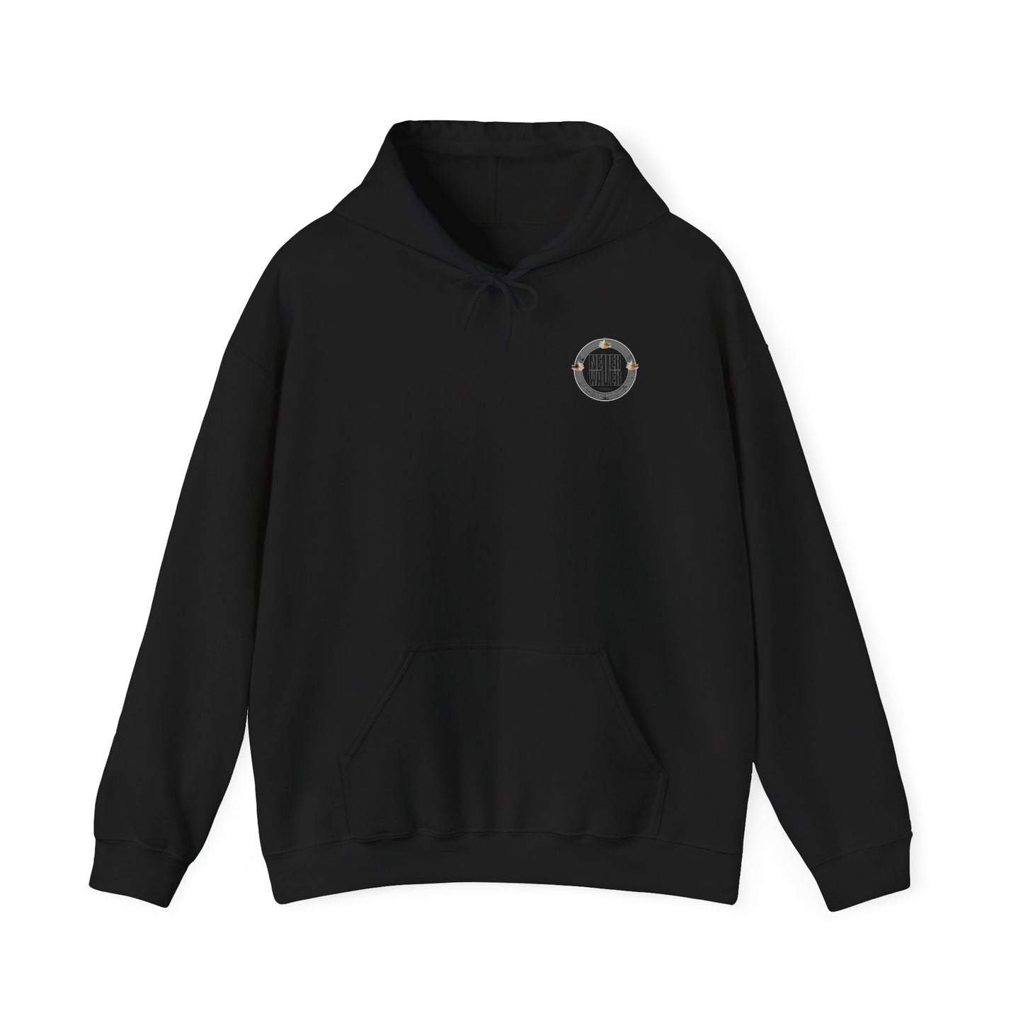Never Waver Drinks Well With Others Unisex Heavy Blend™ Hooded Sweatshirt - Never Waver