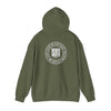 Never Waver I Don't Ride on the Crazy Train I Drive It Unisex Heavy Blend™ Hooded Sweatshirt - Never Waver