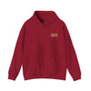 Never Waver San Francisco Hoodie w Leopard Football - Unisex Heavy Blend Sweatshirt - Never Waver