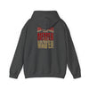 Never Waver San Francisco Hoodie w Leopard Football - Unisex Heavy Blend Sweatshirt - Never Waver