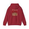Never Waver San Francisco Hoodie w Leopard Football - Unisex Heavy Blend Sweatshirt - Never Waver