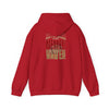 Never Waver San Francisco Hoodie w Leopard Football - Unisex Heavy Blend Sweatshirt - Never Waver