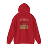 Never Waver San Francisco Hoodie w Leopard Football - Unisex Heavy Blend Sweatshirt - Never Waver