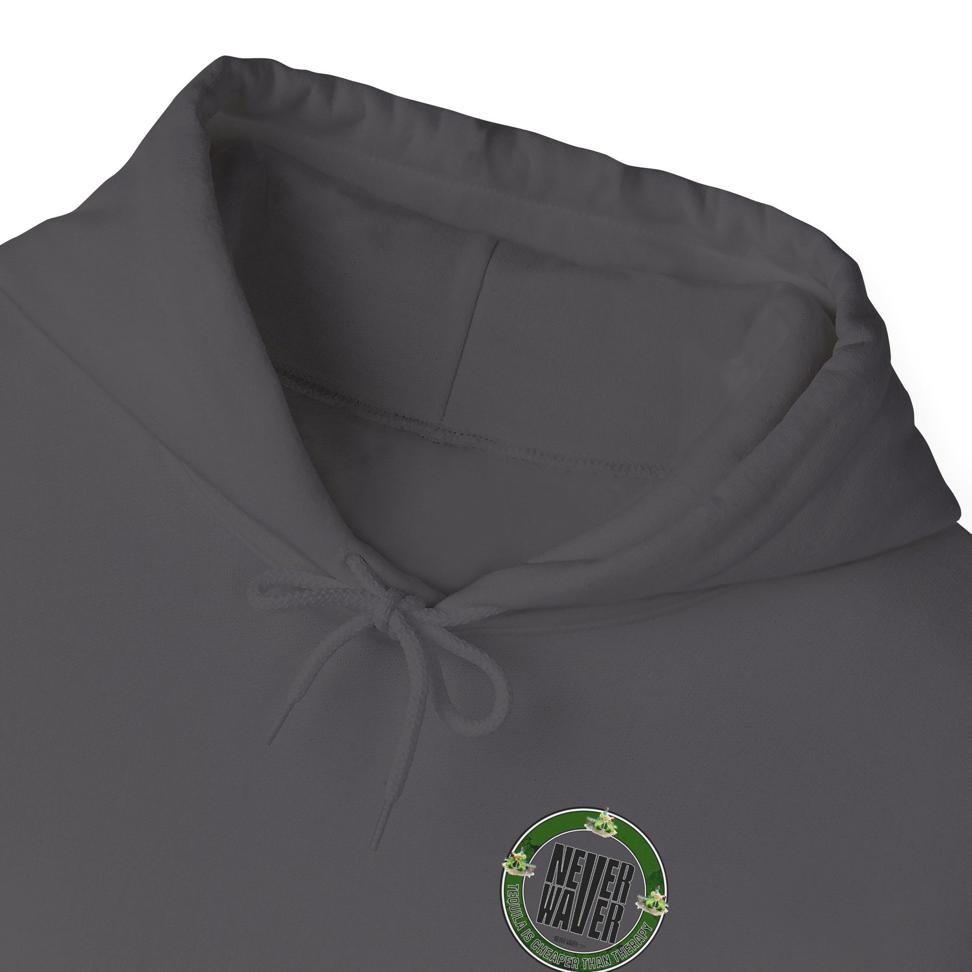 Never Waver Tequila Is Cheaper Than Therapy Unisex Heavy Blend™ Hooded Sweatshirt - Never Waver