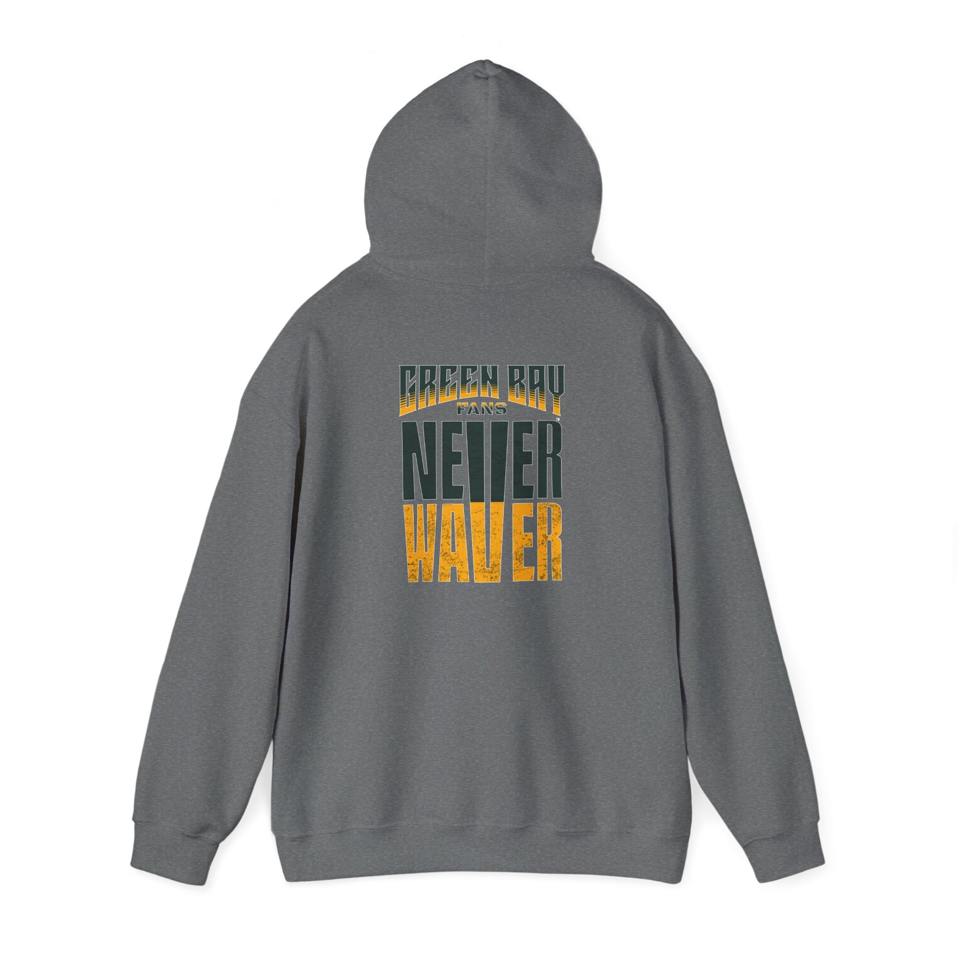 Never Waver Unisex Hoodie - Green Bay Fans Sweatshirt - Never Waver