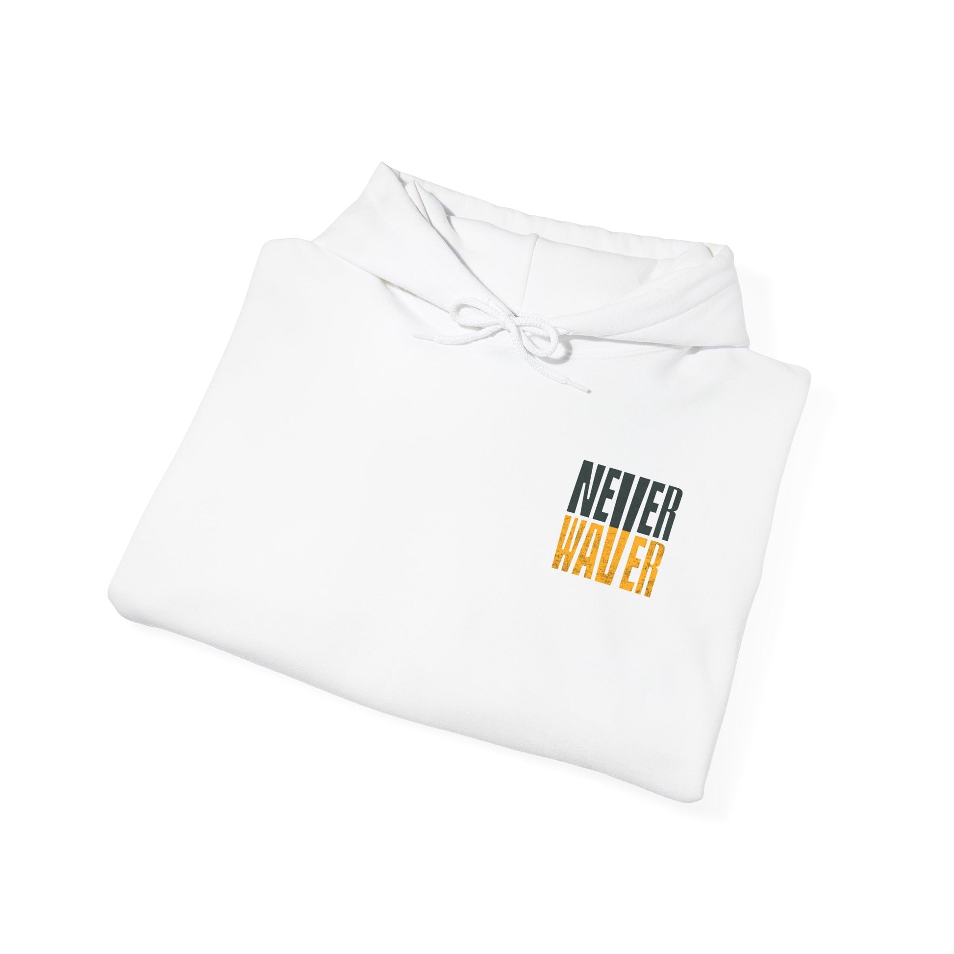 Never Waver Unisex Hoodie - Green Bay Fans Sweatshirt - Never Waver