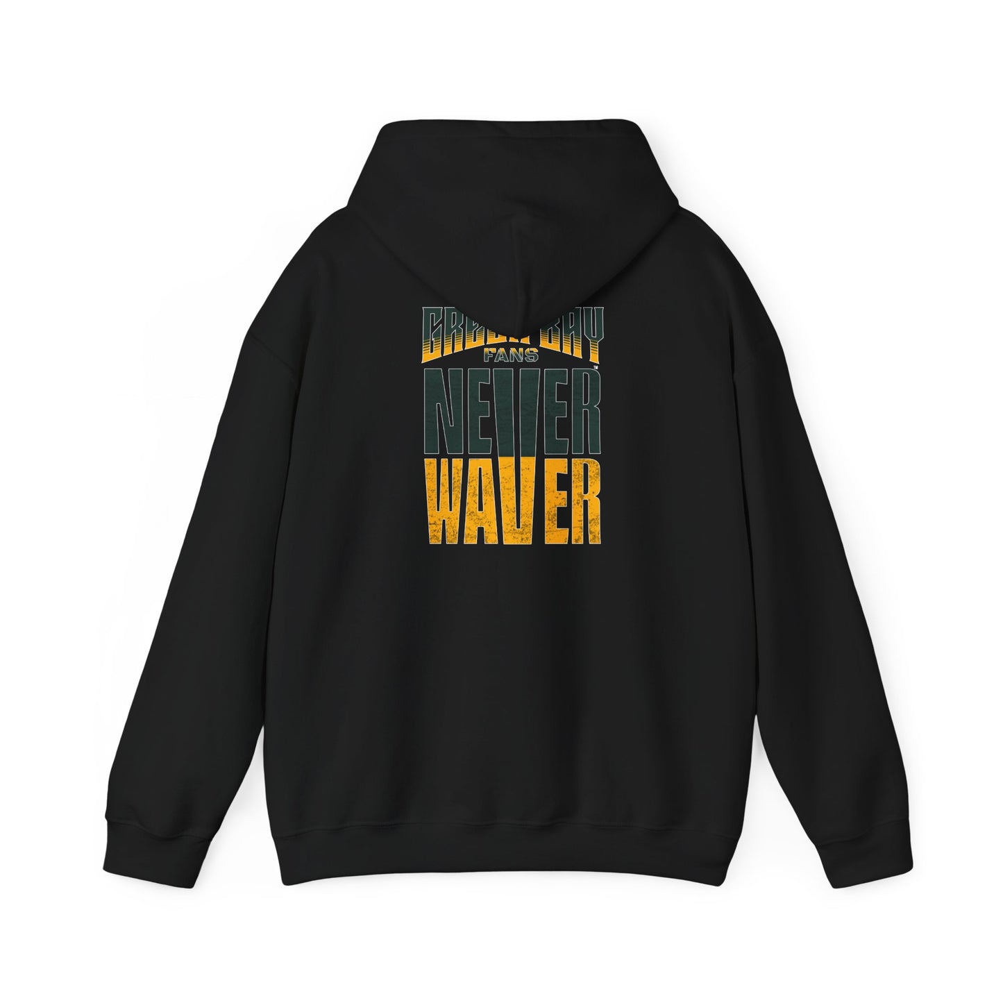 Never Waver Unisex Hoodie - Green Bay Fans Sweatshirt - Never Waver