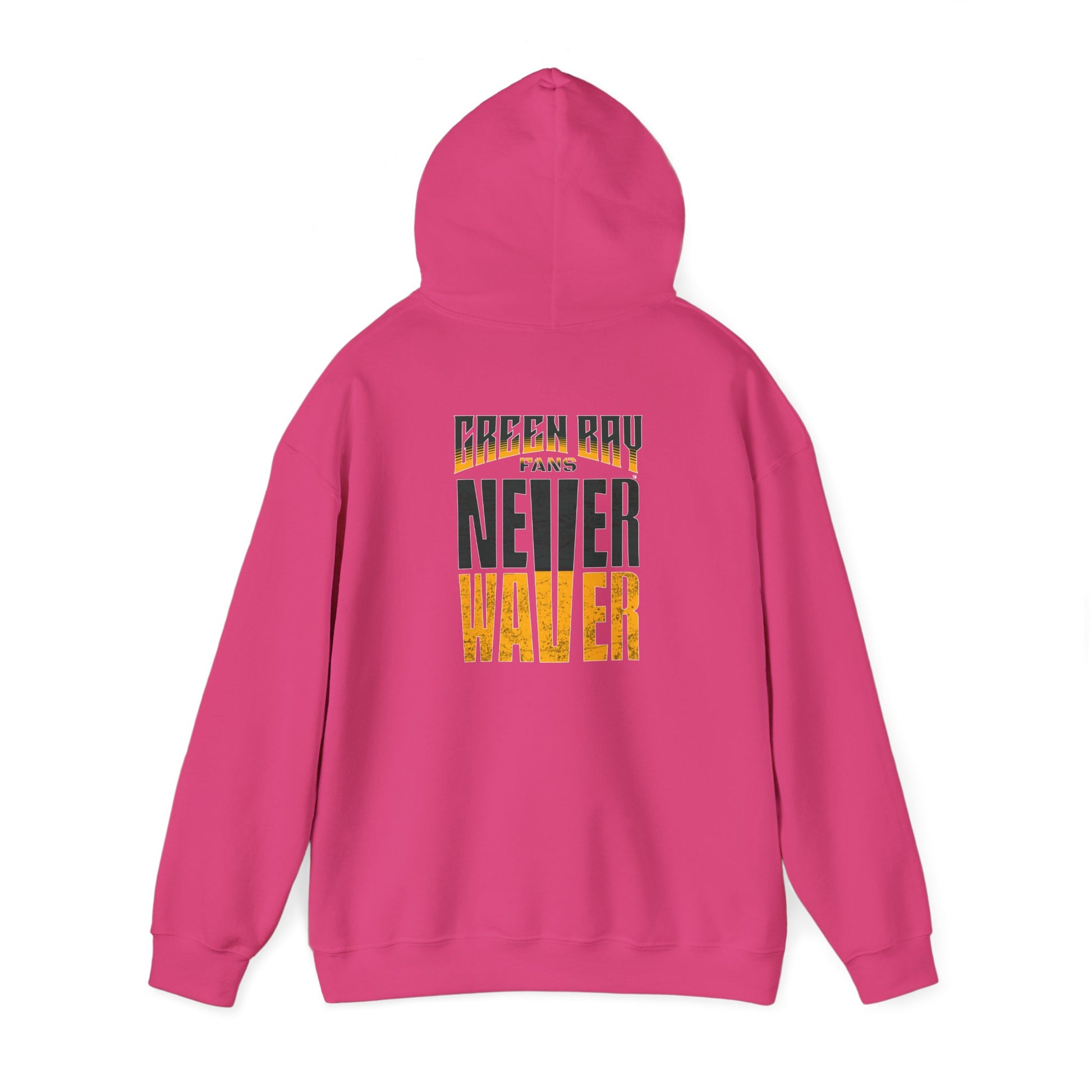 Never Waver Unisex Hoodie - Green Bay Fans Sweatshirt - Never Waver