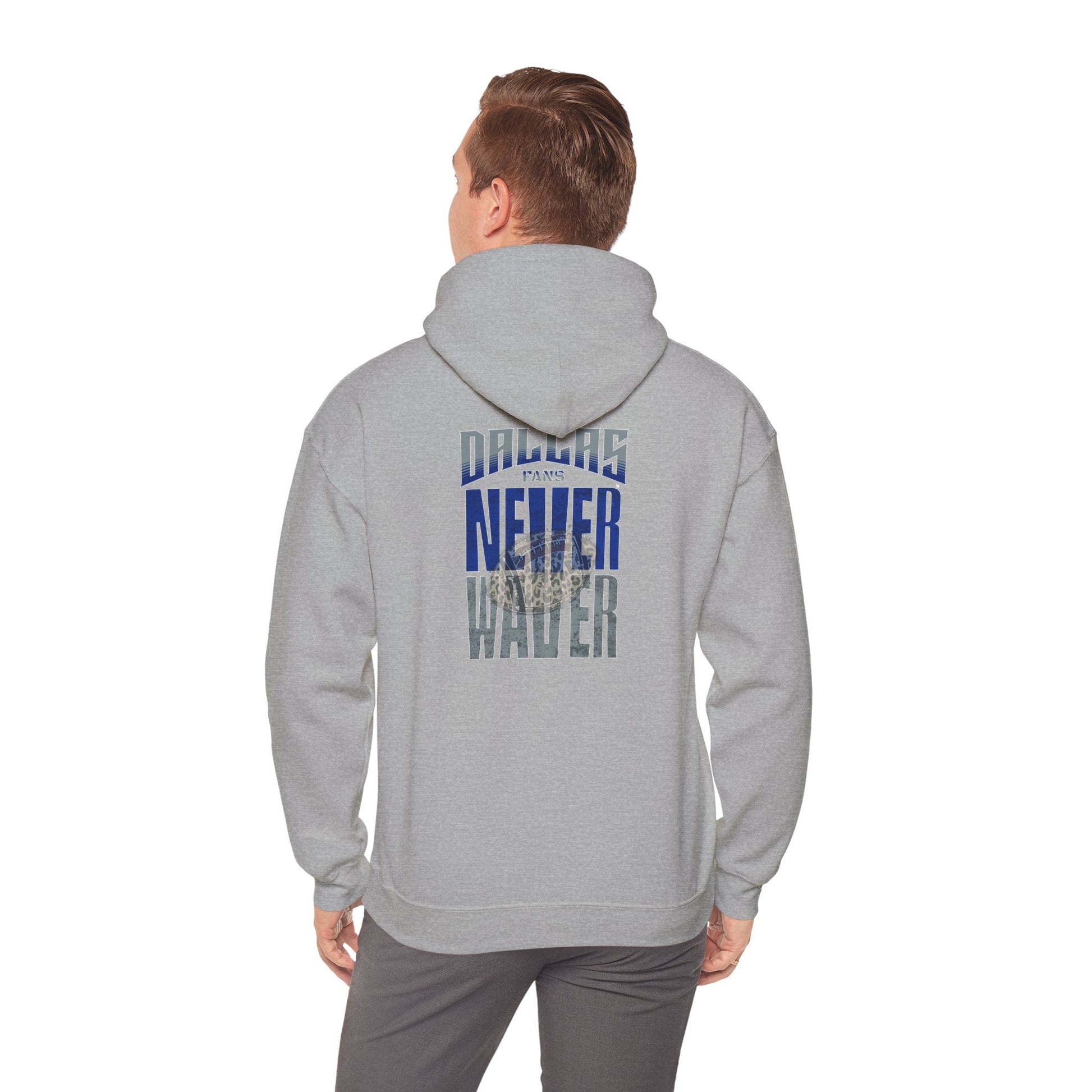 Never Waver Unisex Hoodie - Inspirational Heavy Blend Sweatshirt - Never Waver
